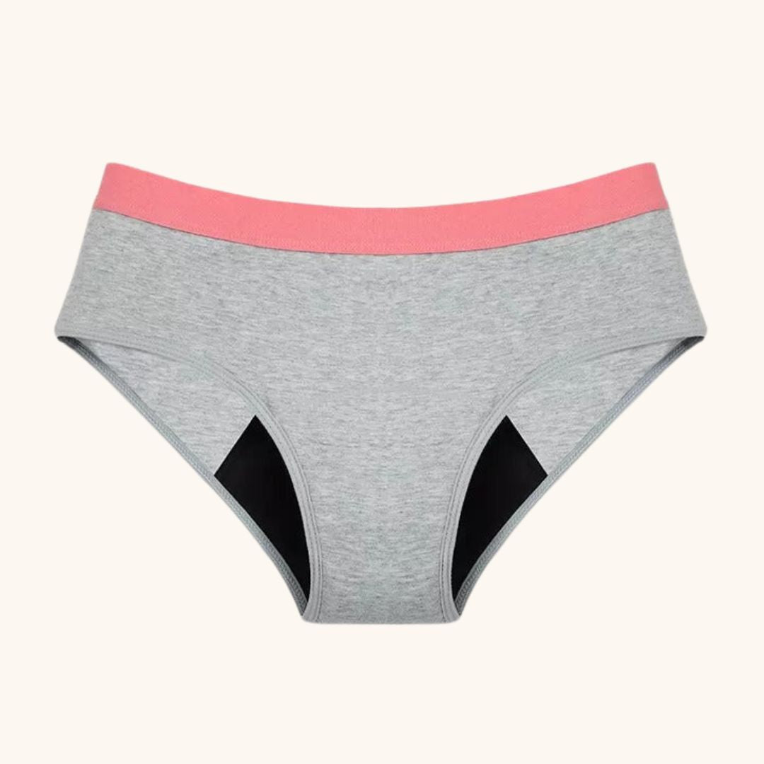 Thinx Cotton Brief Period Underwear for Women, Super Uganda